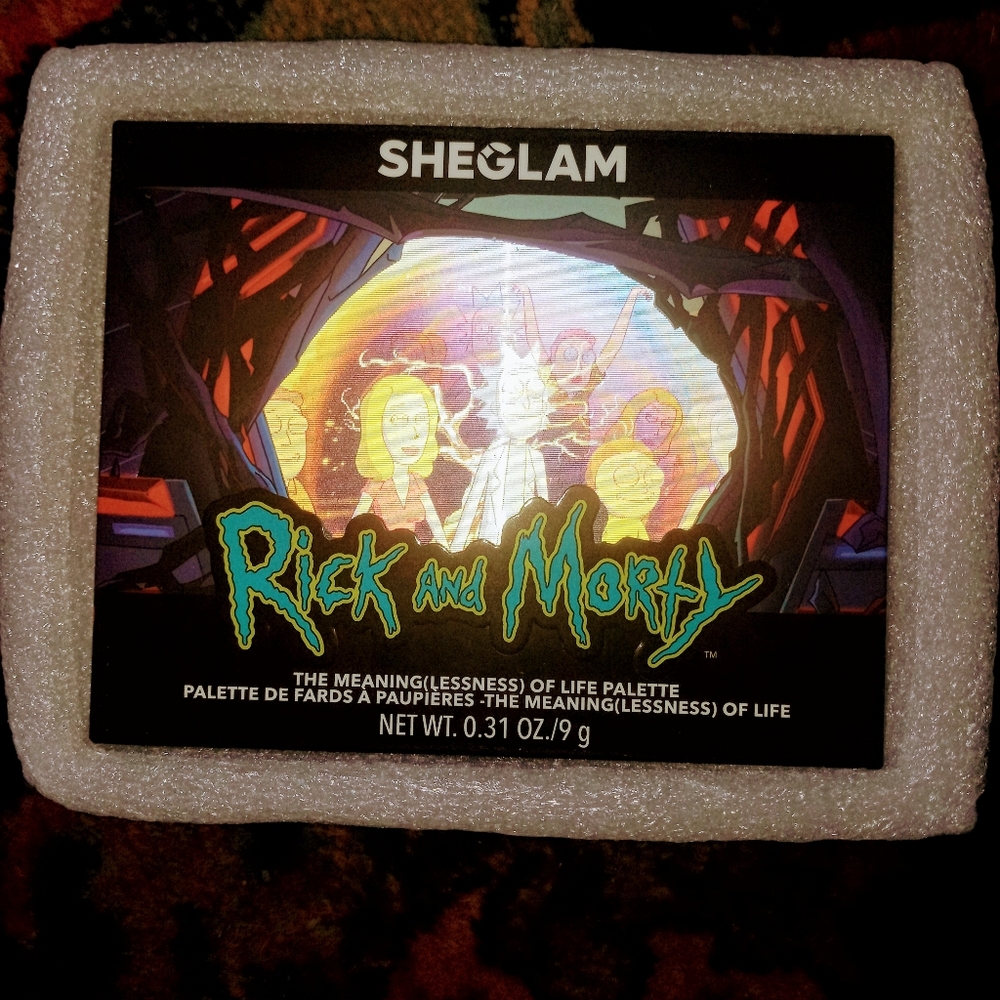 Rick and Morty eyeshadow palette